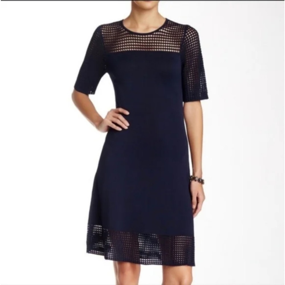 NWT Nanette Lenore Size Medium Navy Blue dress